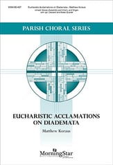 Eucharistic Acclamations on Diademata Unison choral sheet music cover
